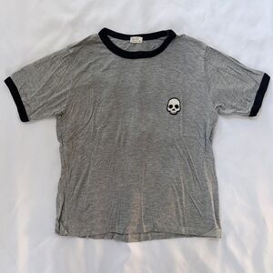 Brandy Melville Skull Patch Tee